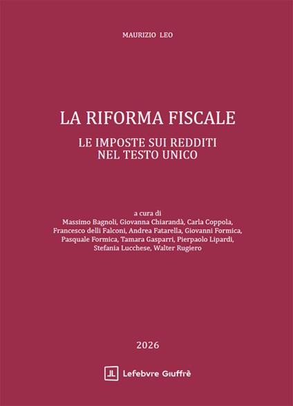 Imposte sui redditi. Riforma tributaria - Maurizio Leo - copertina