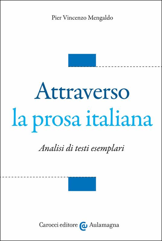 Attraverso la prosa italiana - Pier Vincenzo Mengaldo - copertina