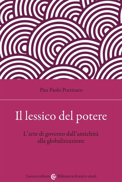 Il lessico del potere. L'arte di governo dall'antichità alla globalizzazione - Pier Paolo Portinaro - copertina