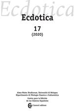 Ecdotica (2020). Vol. 17