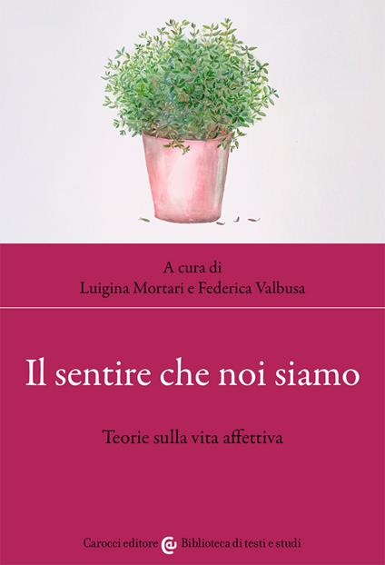Il sentire che noi siamo. Teorie sulla vita affettiva - copertina
