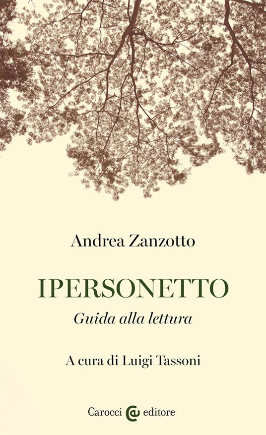 Ipersonetto - Andrea Zanzotto - copertina