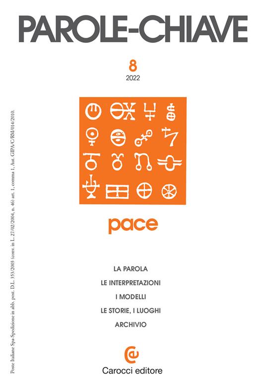 Parolechiave (2022). Vol. 2: Pace - copertina