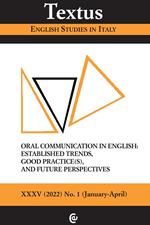 Textus. English studies in Italy (2022). Vol. 1