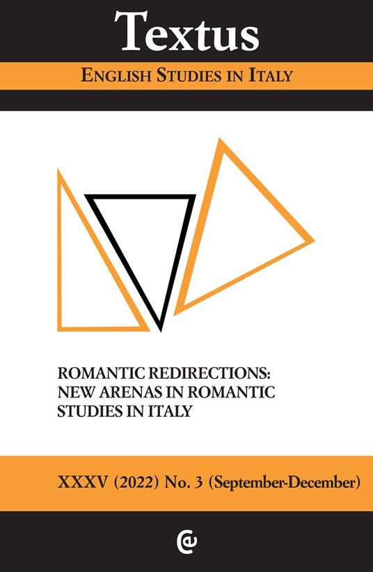 Textus. English studies in Italy (2022). Vol. 3: Romantic redirections: new arenas in romantic studies in Italiy - copertina