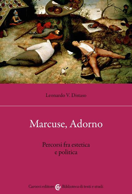Marcuse, Adorno. Percorsi fra estetica e politica - Leonardo V. Distaso - copertina
