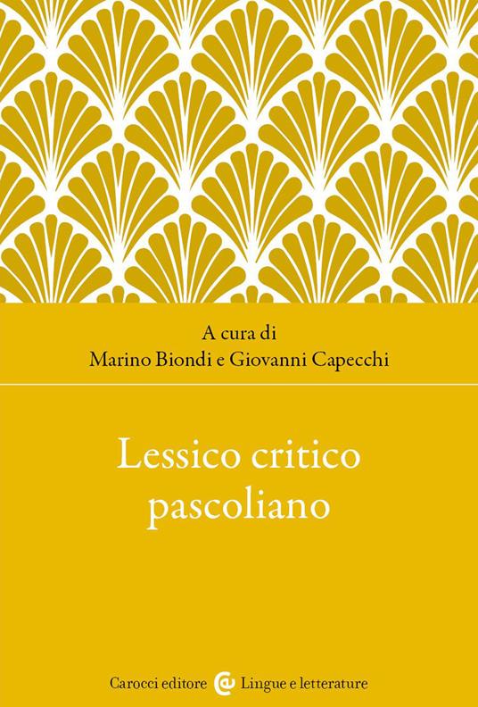 Lessico critico pascoliano - copertina