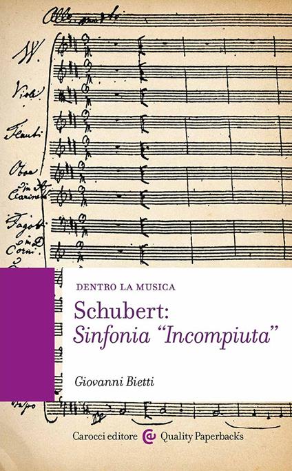 Schubert: Sinfonia «Incompiuta - Giovanni Bietti - copertina