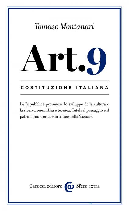 Costituzione italiana: articolo 9 - Tomaso Montanari - ebook
