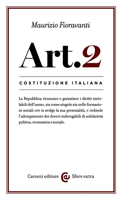 Costituzione italiana: articolo 2 - Fioravanti Maurizio - ebook