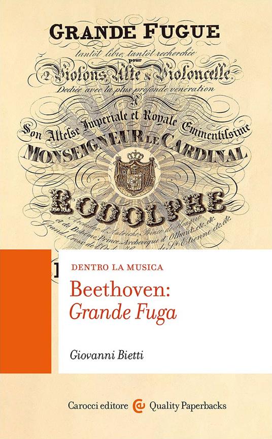 Beethoven: Grande Fuga. Con QR Code - Giovanni Bietti - copertina
