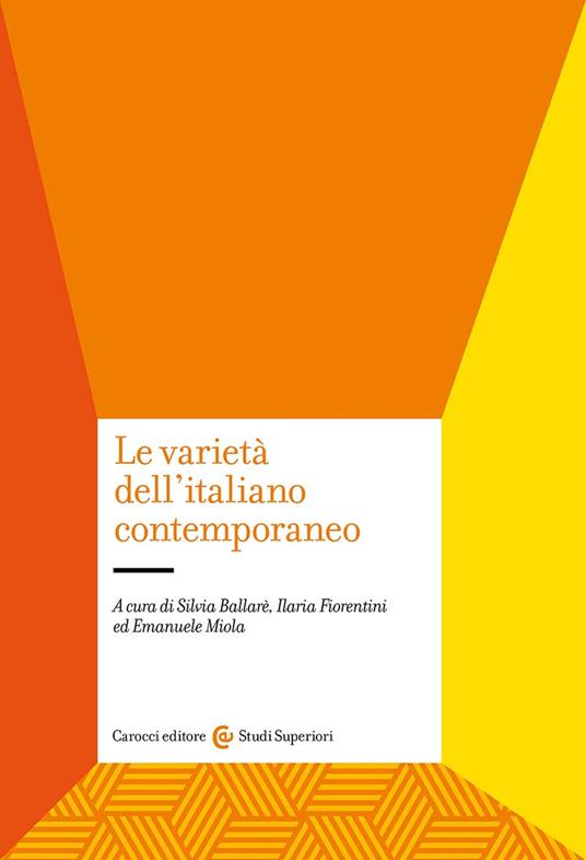 Le varietà dell'italiano contemporaneo - copertina