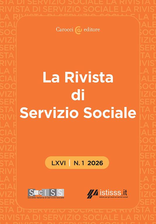 La rivista di servizio sociale (2026). Vol. 1 - copertina