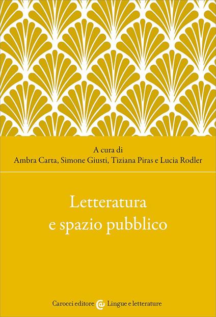 Letteratura e spazio pubblico - copertina