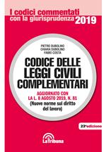 Codice delle leggi civili complementari