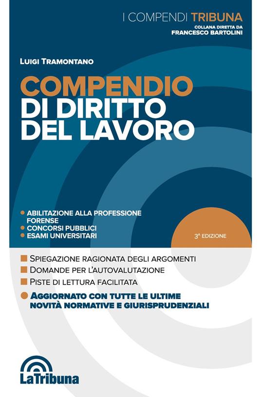 Compendio di diritto del lavoro - Luigi Tramontano - copertina