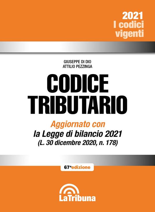 Codice tributario - Giuseppe Di Dio,Attilio Pezzinga - copertina