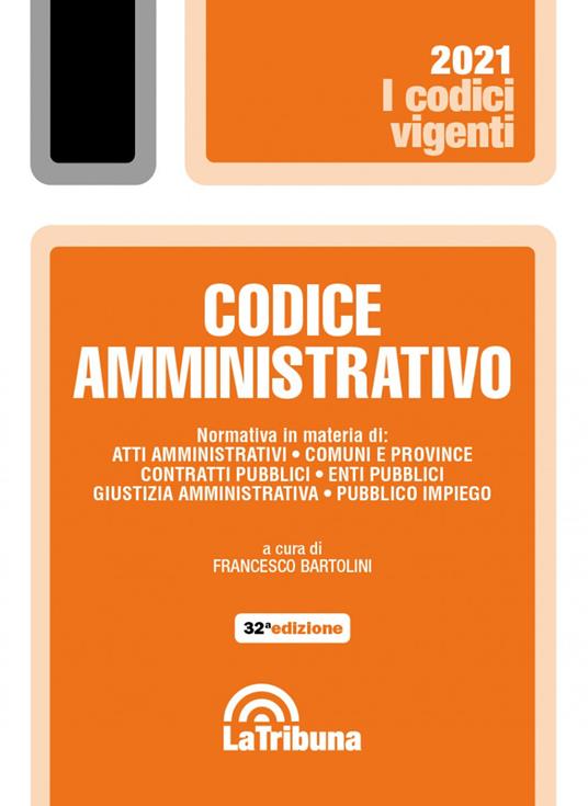 Codice amministrativo - copertina