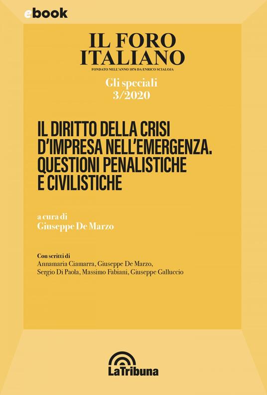 Il Foro italiano. Gli speciali (2020). Vol. 3 - Giuseppe De Marzo - ebook