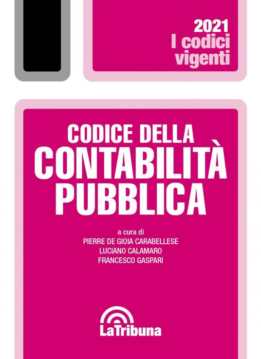 Codice della contabilità pubblica - copertina