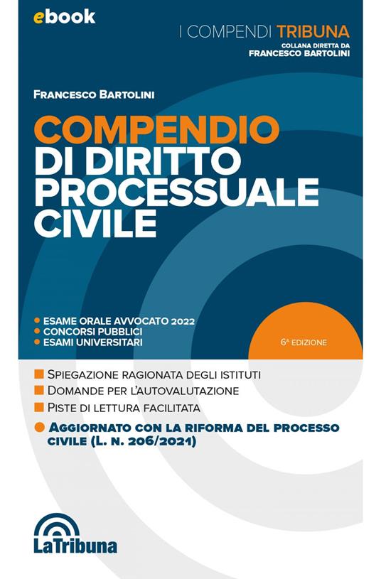 Compendio di diritto processuale civile - Francesco Bartolini - ebook