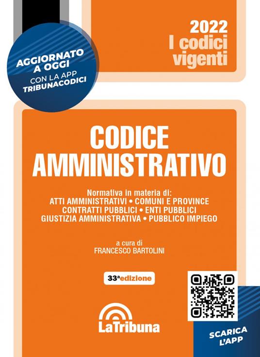 Codice amministrativo - copertina