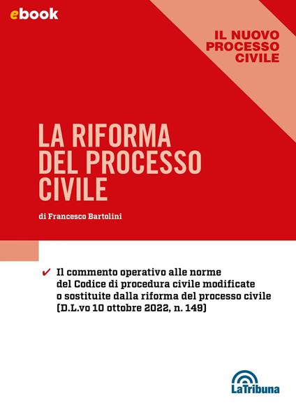 La riforma del processo civile - Francesco Bartolini - ebook