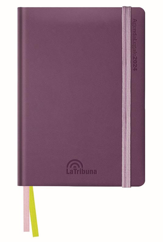 Agenda legale pocket 2024. Ediz. prugna - copertina