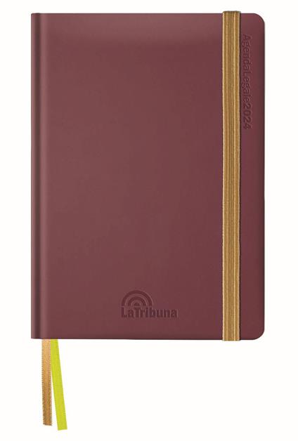 Agenda legale pocket 2024. Ediz. rossa bordeaux - copertina