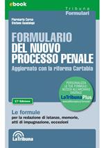 Il formulario del nuovo processo penale