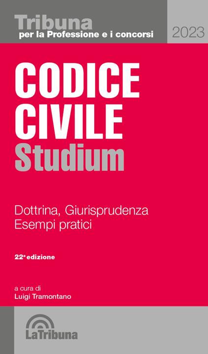 Codice civile Studium. Dottrina, giurisprudenza, schemi, esempi pratici - copertina