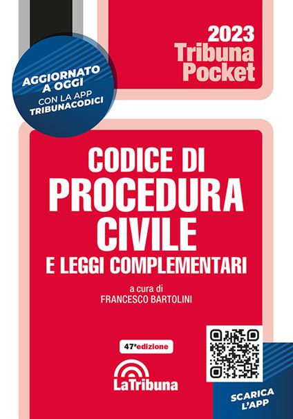 Codice di procedura civile e leggi complementari - copertina
