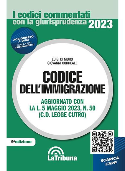 Codice dell'immigrazione - copertina