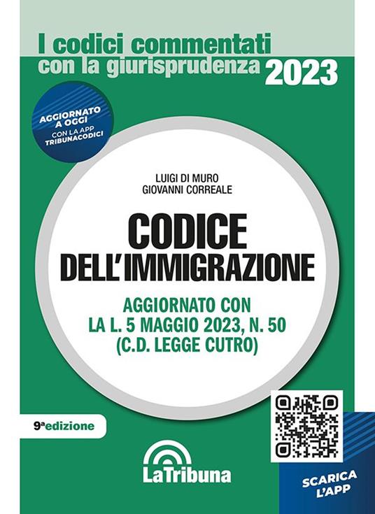 Codice dell'immigrazione - copertina