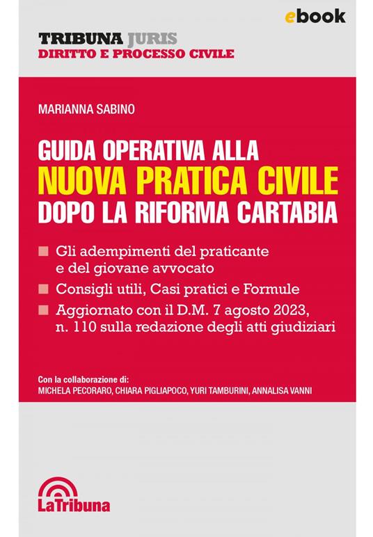 Guida operativa alla nuova pratica civile dopo la riforma Cartabia EB9572