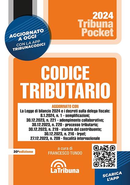Codice tributario. Con App Tribunacodici - copertina