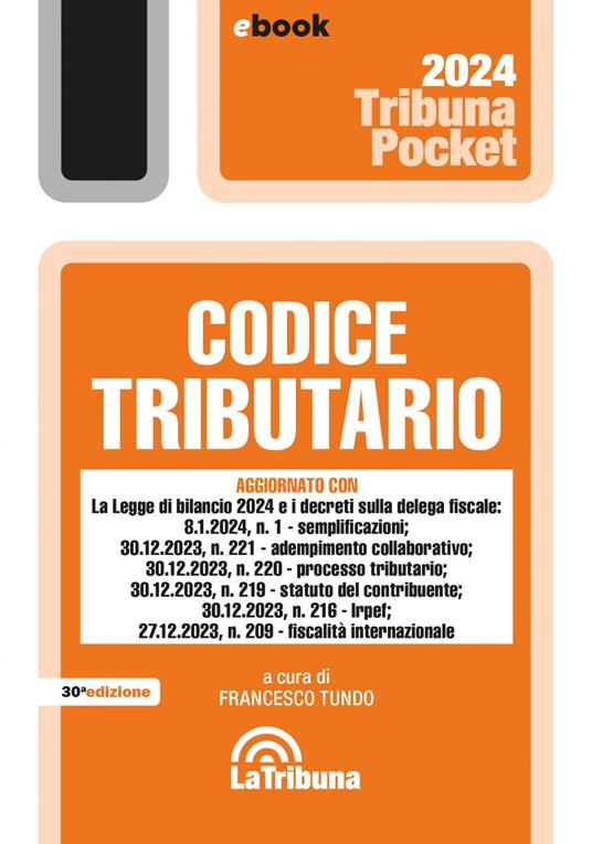 Codice tributario - Francesco Tundo - ebook