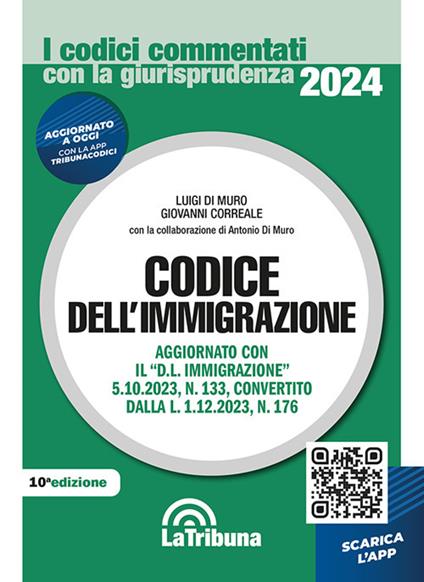 Codice dell'immigrazione - copertina