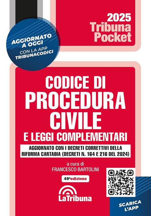 Codice di procedura civile e leggi complementari - copertina