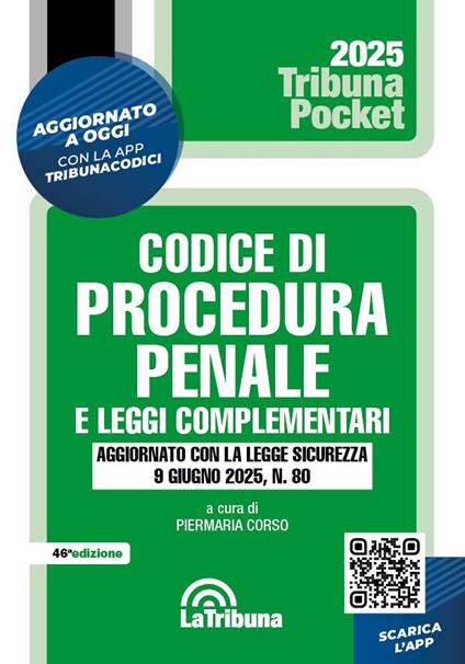 Codice di procedura penale e leggi complementari - copertina