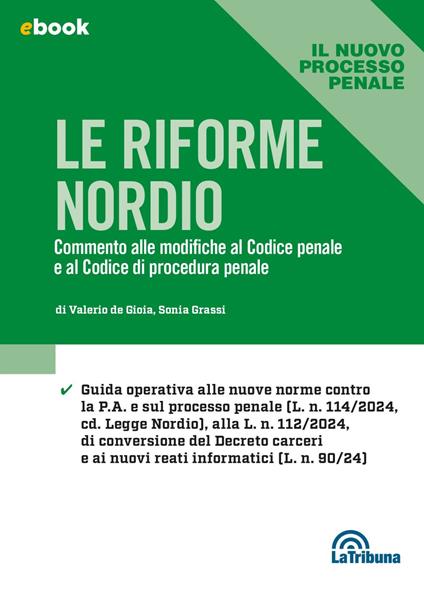 Le riforme Nordio - Valerio De Gioia,Sonia Grassi - ebook
