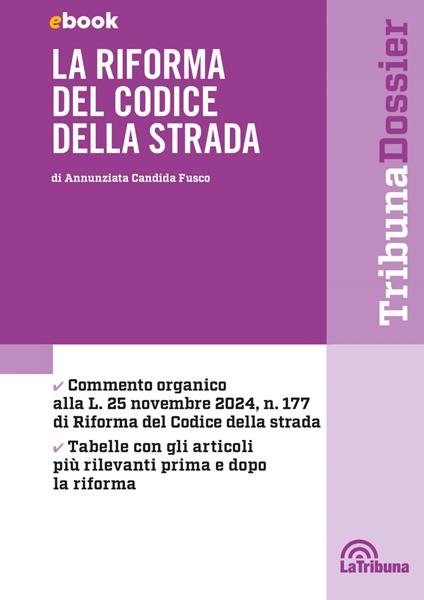 La riforma del codice della strada - Annunziata Candida Fusco - ebook