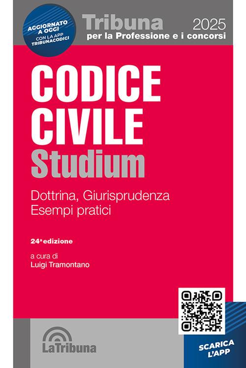 Codice civile Studium. Dottrina, giurisprudenza, schemi, esempi pratici. Con App Tribunacodici - copertina