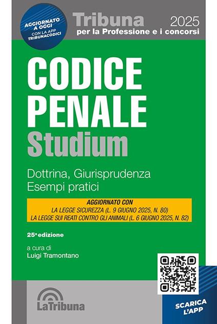 Codice penale Studium. Dottrina, giurisprudenza, esempi pratici. Con App Tribunacodici - copertina
