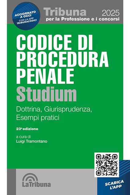 Codice di procedura penale Studium. Dottrina, giurisprudenza, esempi pratici. Con App Tribunaconcorsi - copertina