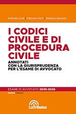 I codici civile e di procedura civile. Annotati con la giurisprudenza per l'esame di avvocato 2025-2026