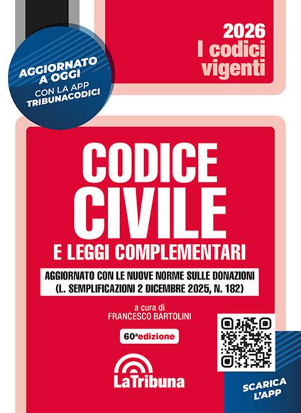Codice civile e leggi complementari - copertina