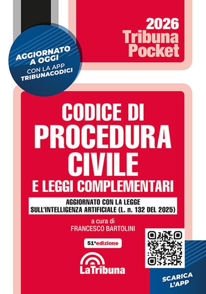 Codice di procedura civile e leggi complementari - copertina