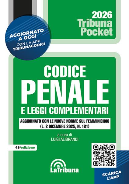 Codice penale e leggi complementari - copertina