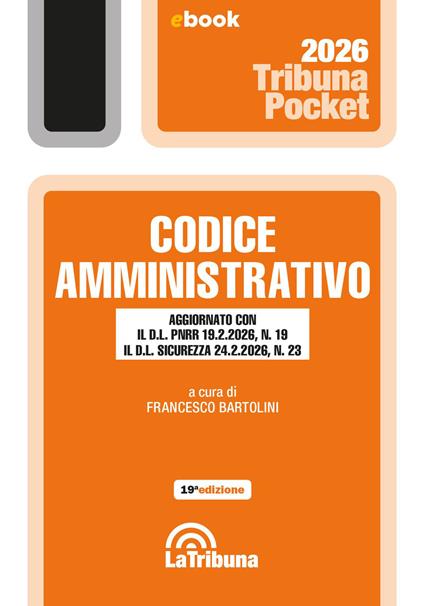 Codice amministrativo 2026 - Francesco Bartolini - ebook